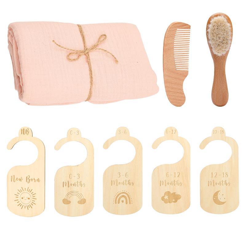 Baby Born Gift Set with Skin-friendly Towel and Brush