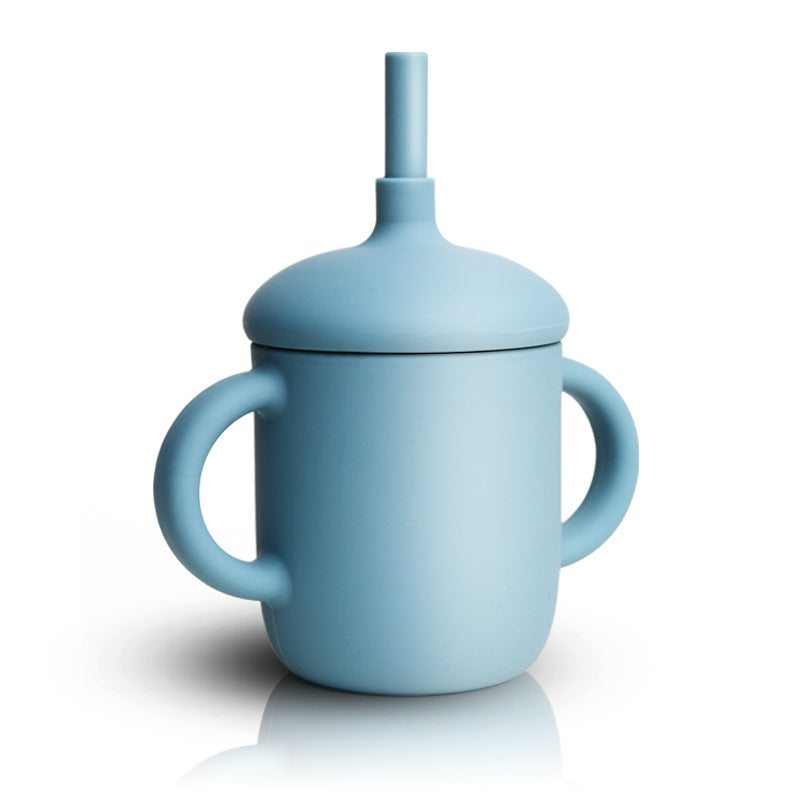 Baby Silicone Straw Cup - High Temp & Fall Resistant