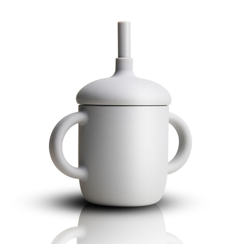 Baby Silicone Straw Cup - High Temp & Fall Resistant