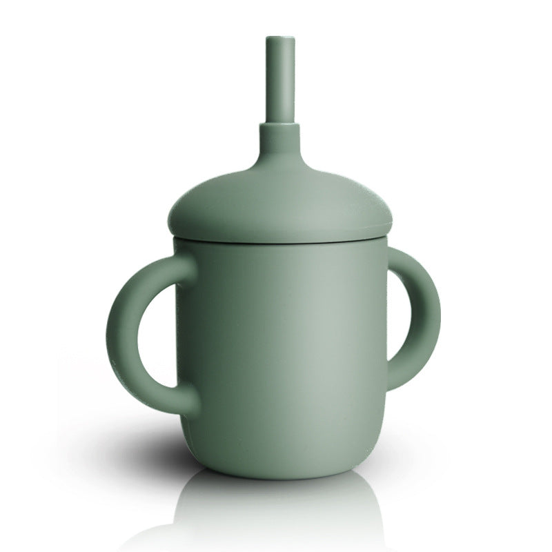 Baby Silicone Straw Cup - High Temp & Fall Resistant