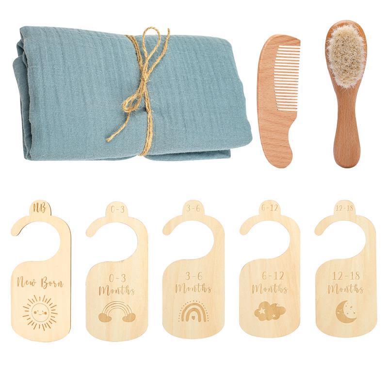 Baby Born Gift Set with Skin-friendly Towel and Brush