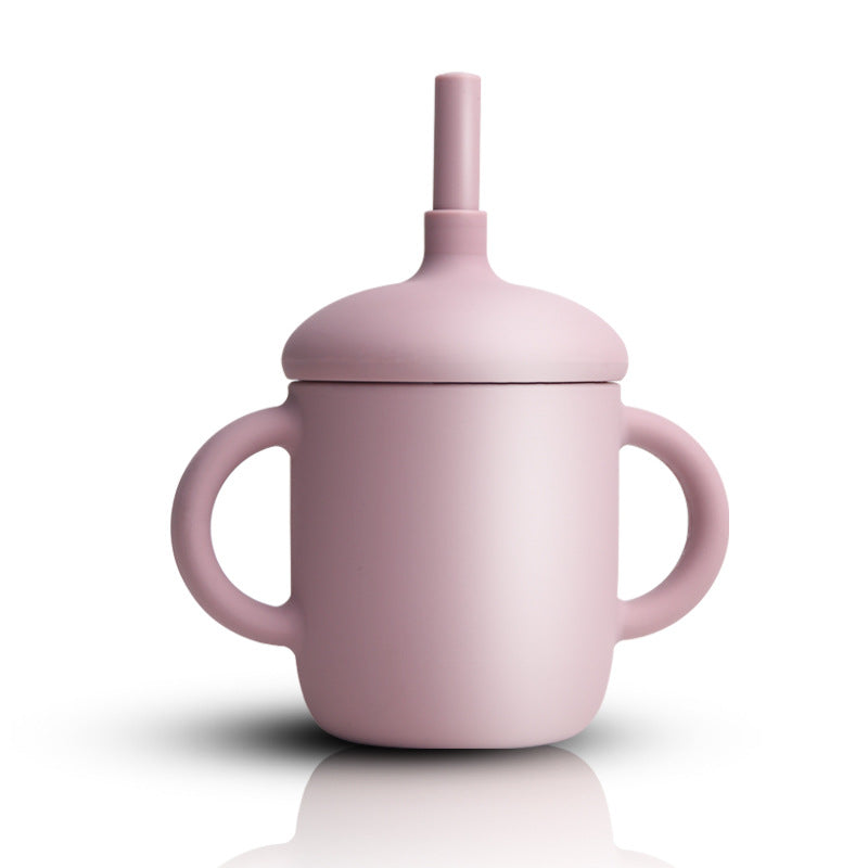 Baby Silicone Straw Cup - High Temp & Fall Resistant