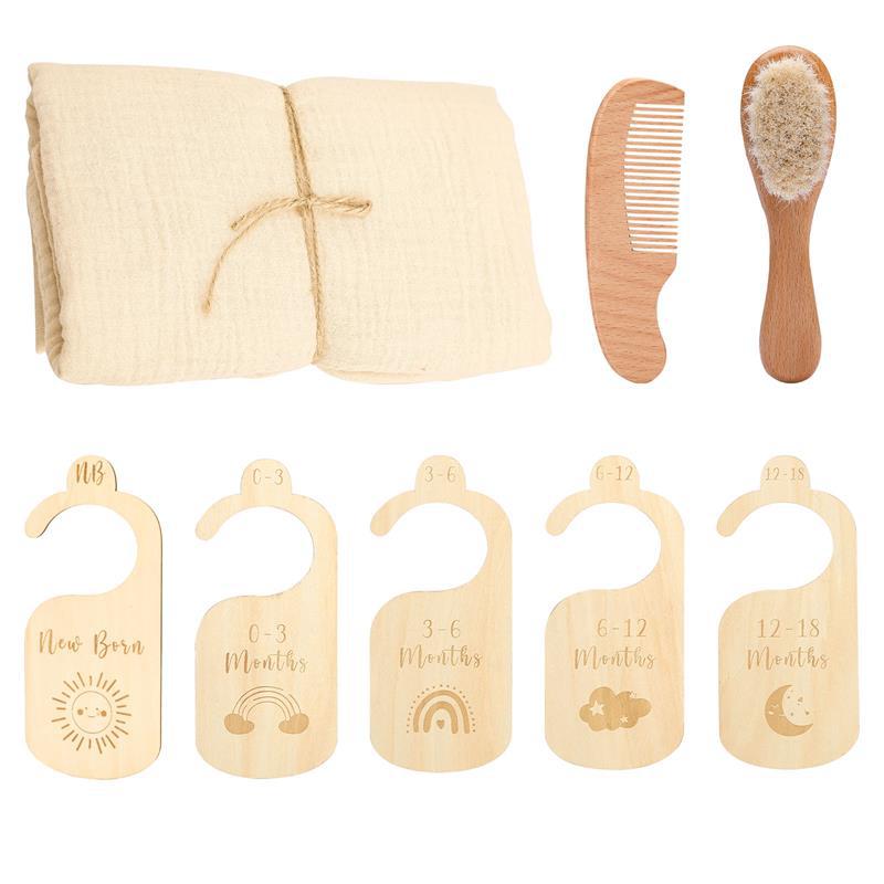 Baby Born Gift Set with Skin-friendly Towel and Brush