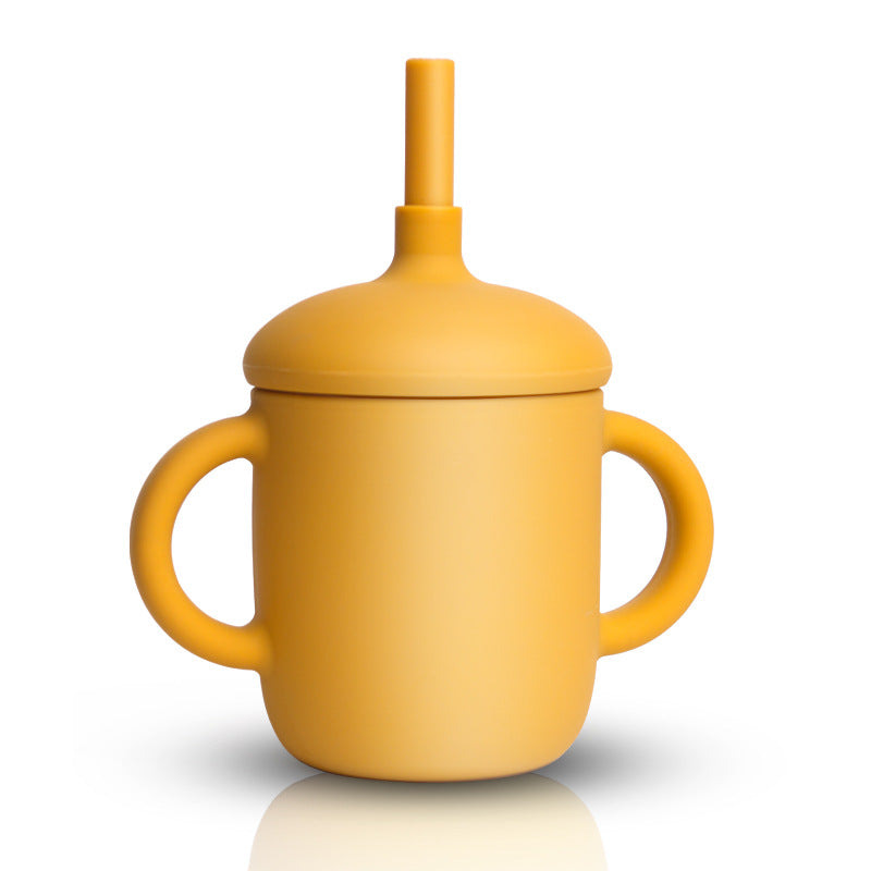 Baby Silicone Straw Cup - High Temp & Fall Resistant