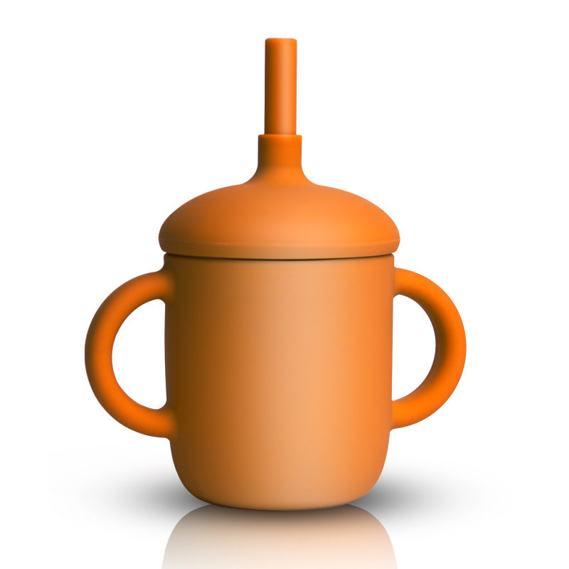 Baby Silicone Straw Cup - High Temp & Fall Resistant