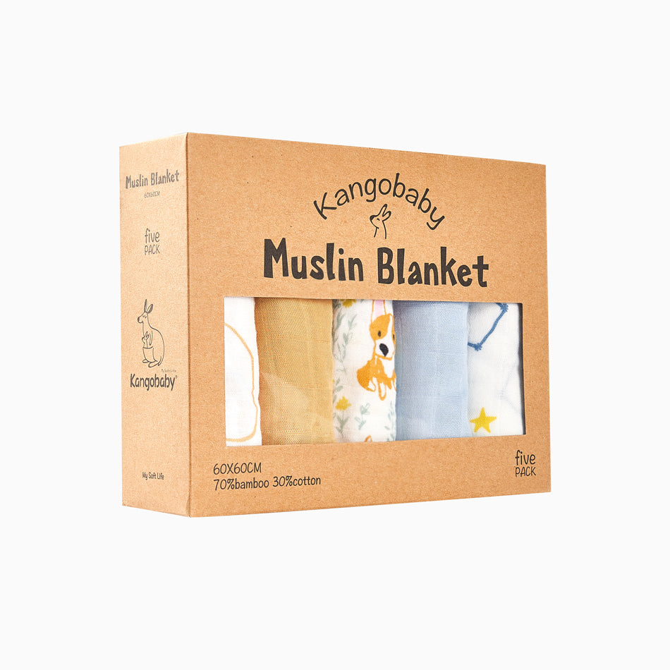 Gauze Baby Bib for Saliva Protection