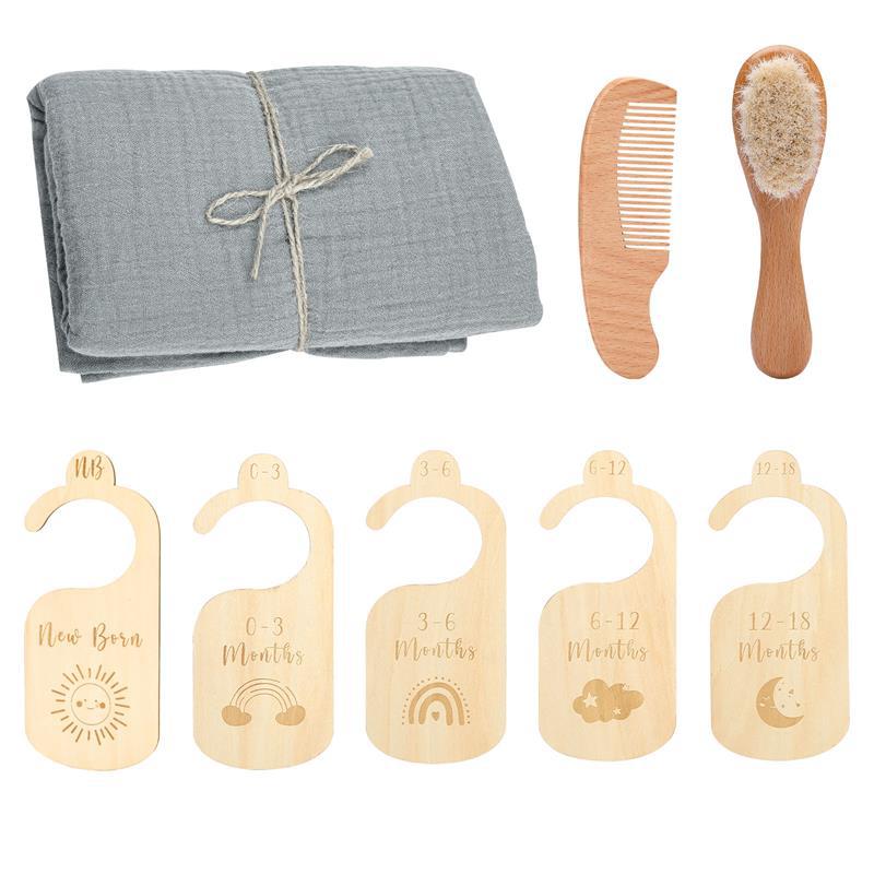 Baby Born Gift Set with Skin-friendly Towel and Brush