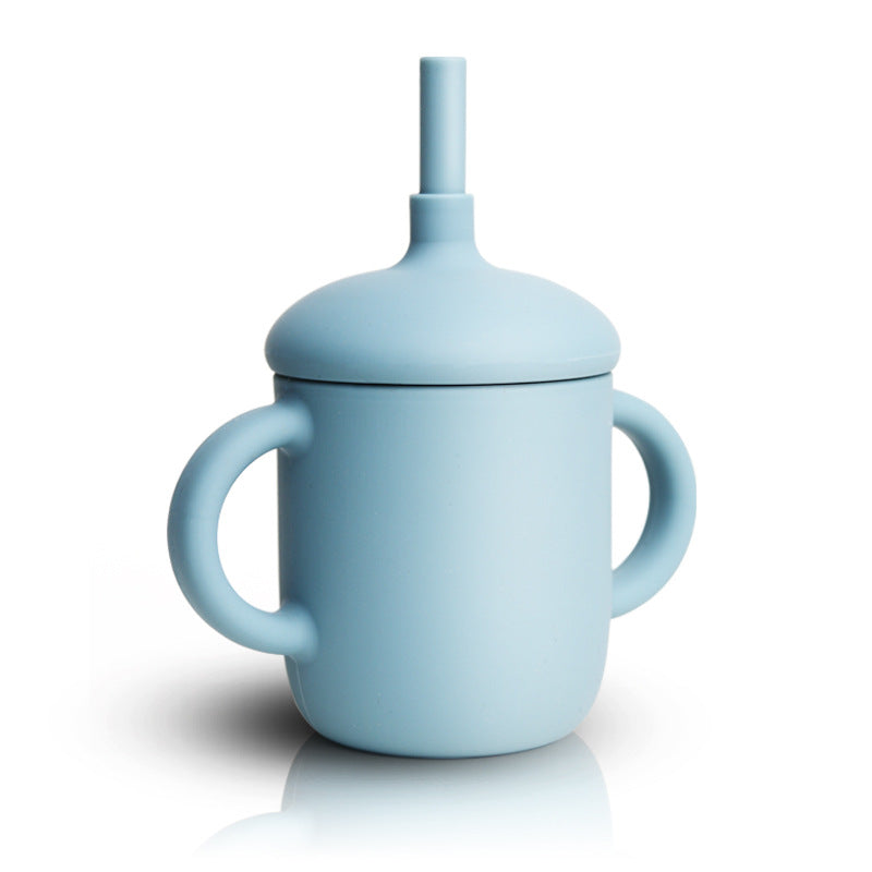 Baby Silicone Straw Cup - High Temp & Fall Resistant