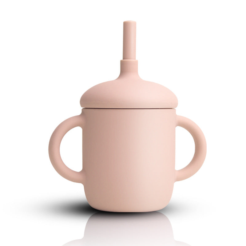 Baby Silicone Straw Cup - High Temp & Fall Resistant