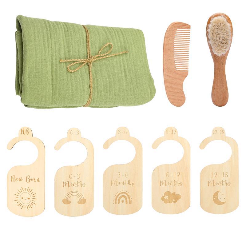 Baby Born Gift Set with Skin-friendly Towel and Brush